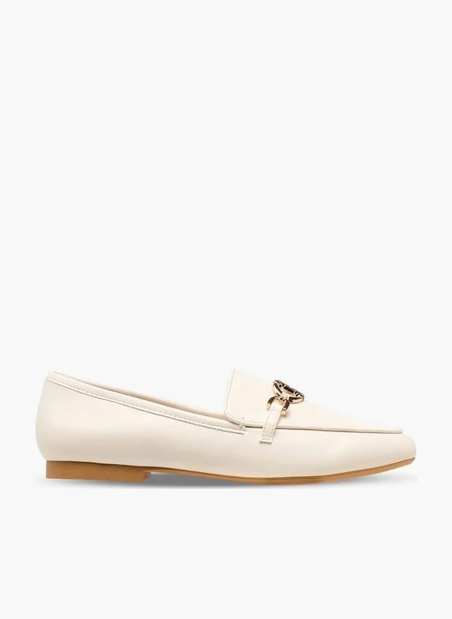 ايل Women Logo Accent Slip-On Loafers