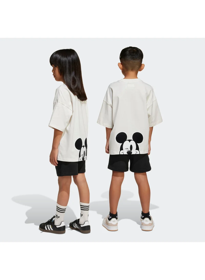 adidas Originals Kids Adidas X Disney Mickey Mouse Shorts And T-Shirt Set