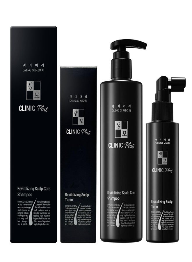 Daeng Gi Meo Ri - Clinic Plus Revitalizing Scalp Shampoo 9.4 FL. OZ/ 280ml + Clinic Plus Revitalizing Scalp Tonic 3.3 FL OZ/100ml set - Image 1