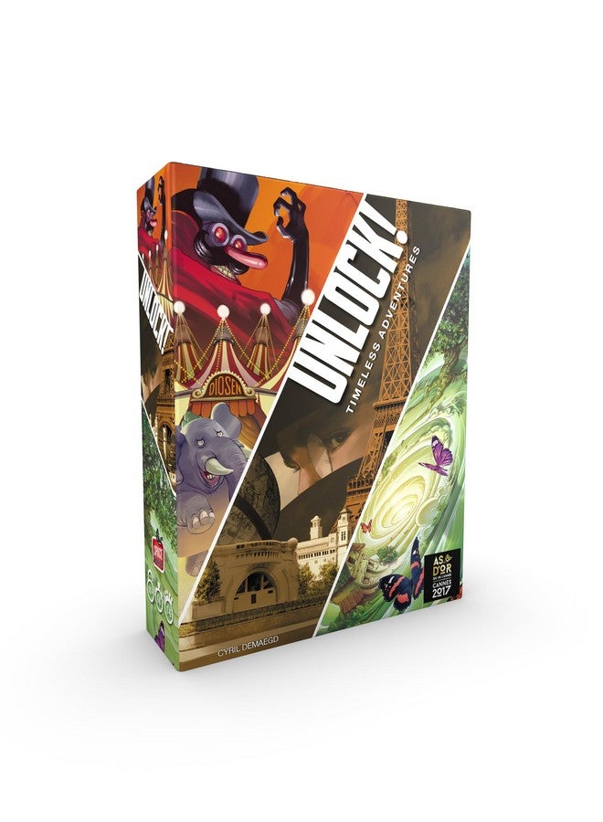 Space Cowboys UNLOCK! Timeless Adventures Card Game - Escape Room-Inspired Cooperative Adventure, Fun Family Game for Kids and Adults, Ages 10+, 1-6 Players, 1 Hour Playtime, Made by Space Cowboys - Image 1