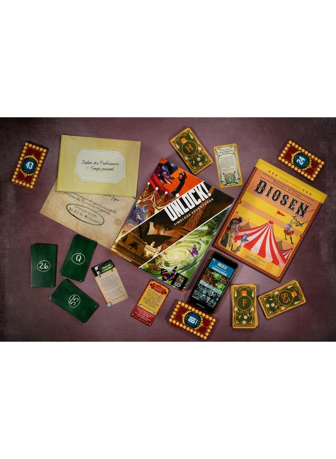 Space Cowboys UNLOCK! Timeless Adventures Card Game - Escape Room-Inspired Cooperative Adventure, Fun Family Game for Kids and Adults, Ages 10+, 1-6 Players, 1 Hour Playtime, Made by Space Cowboys - Image 5