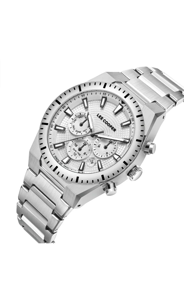 Lee Cooper LEE COOPER Men Multi Function Silver Dial Watch - LC08100.330