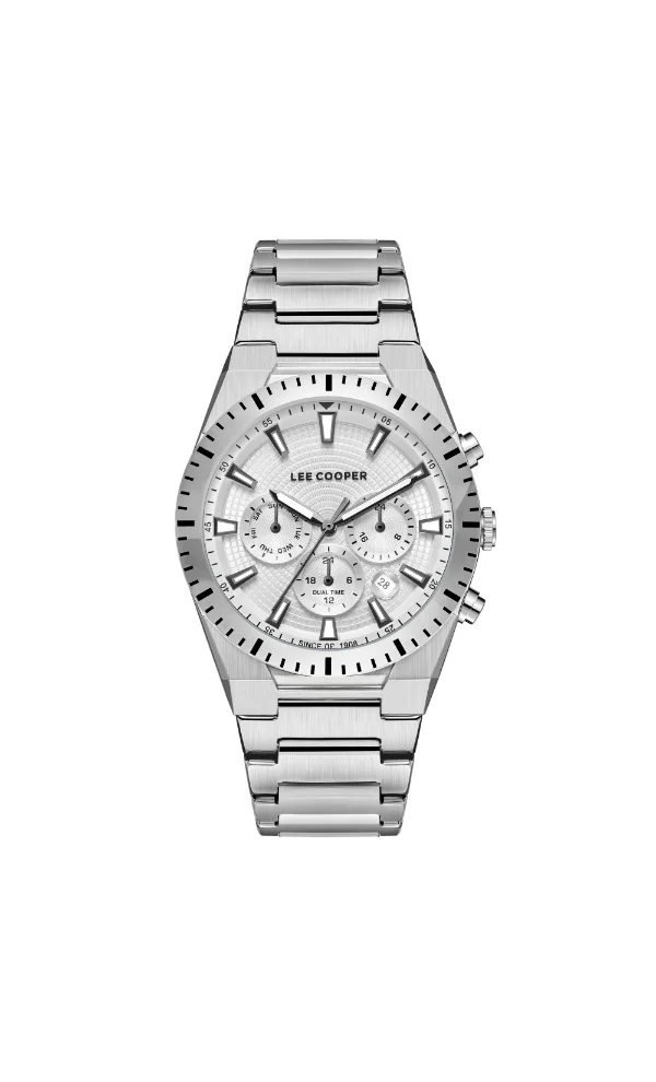 LEE COOPER Men Multi Function Silver Dial Watch - LC08100.330