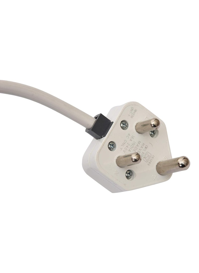 BITCORP Bitcorp Extension Board 2500W 240V Extension with 6 amp Plug 20 Meter Cable Cord Polycarbonate White  - Image 2