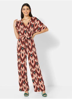 Kaleidoscope Wrap Jumpsuit