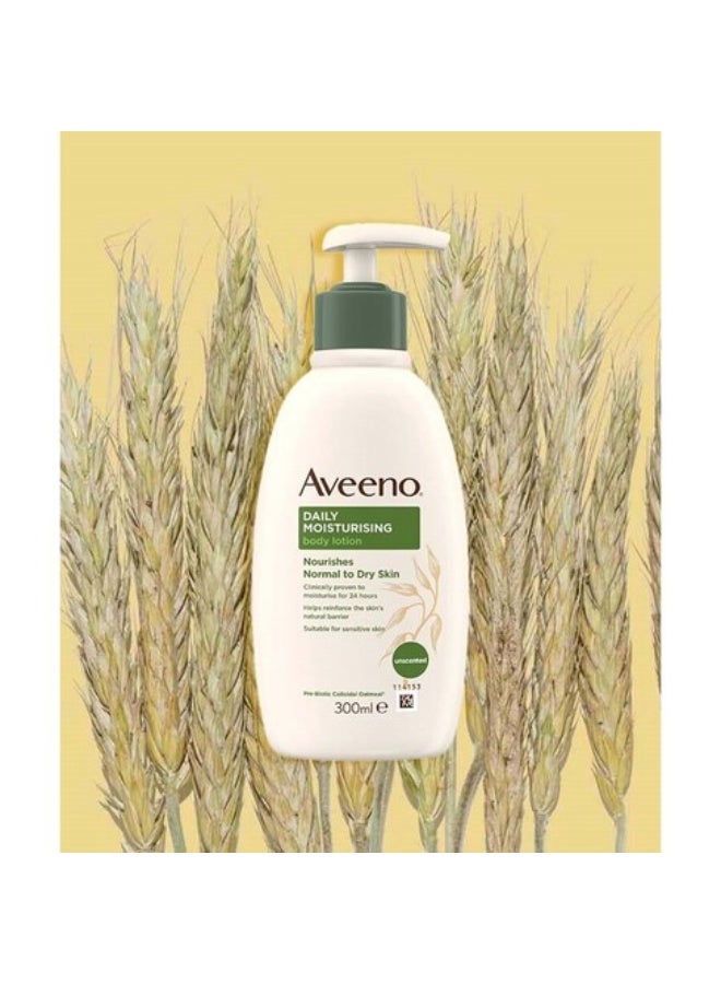لوشن ترطيب الجسم اليومي من أفينو للبشرة الحساسة والجافة 300 مل - Image 2