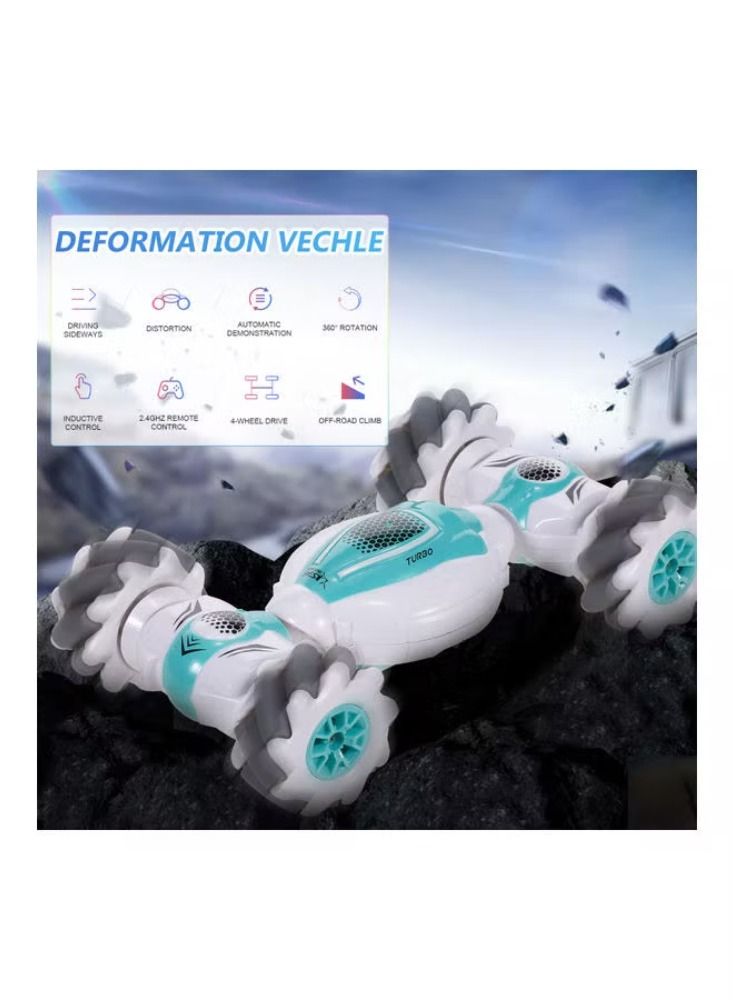 Dream Zone Remote Control Watch Gesture Sensor Deformable Electric Toy Car 21.30*9.00*16.00cm - Image 3