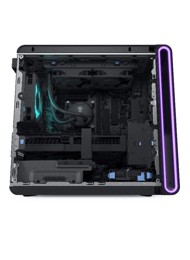 ديل برج ألعاب Alienware Aurora PC ، معالج Intel Core Ultra 9 285K / 64GB RAM / 4TB SSD / NVIDIA GeForce RTX 5080 16GB رسومات / Windows 11 Home باللون الأسود - Image 4