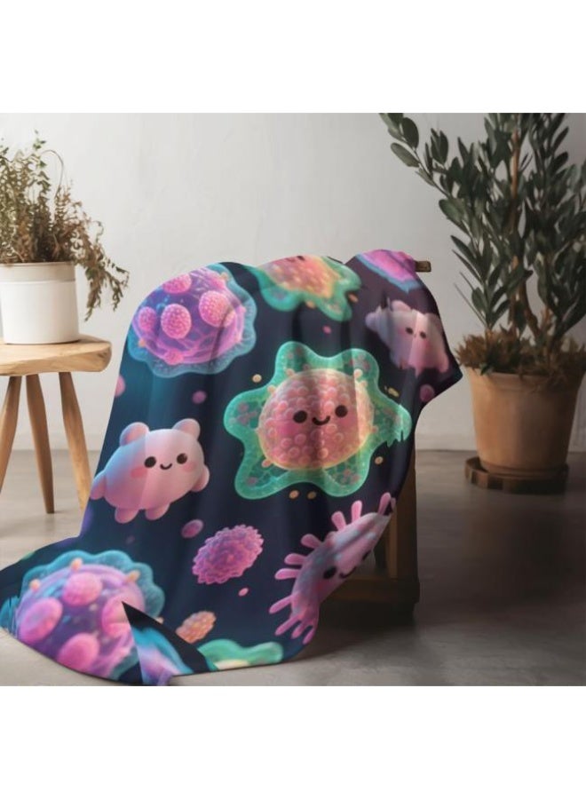 general Baby and children's cartoon flannel thin blanket (warm and comfortable, suitable for sleep, game use) 70cm*100cm - Image 5