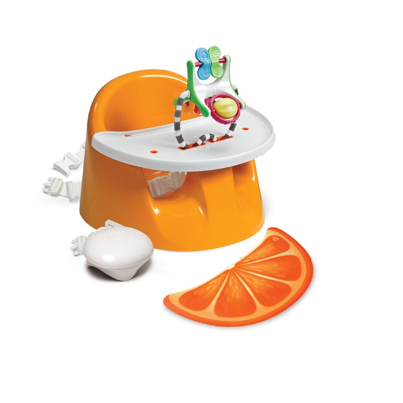 Prince Lionheart bebePOD Flex Plus Baby Seat, Orange - Image 1