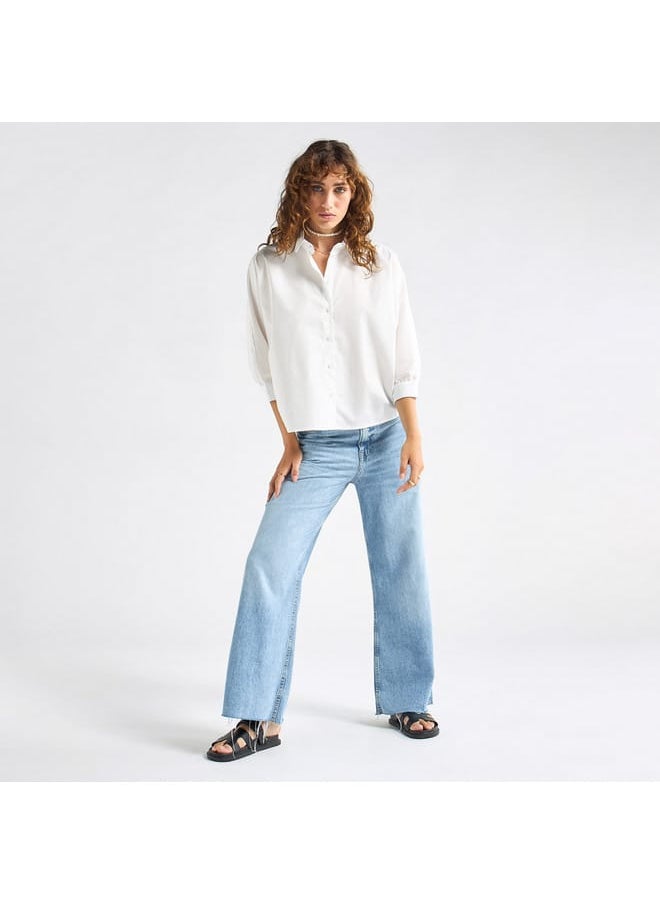 Splash FAV - Solid Shirt with 3/4 Sleeves - Image 1