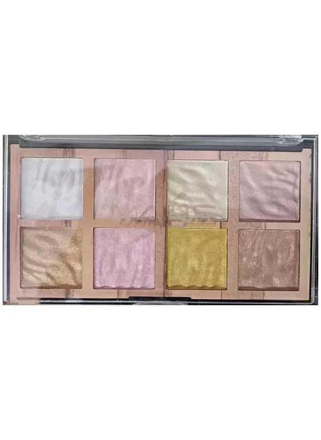 adbeni - 8 Colors Highlighter Makeup Palette For Face Highlighters (Multicolor) - Image 1
