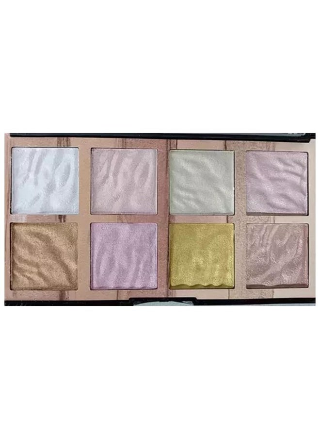 adbeni - 8 Colors Highlighter Makeup Palette For Face Highlighters (Multicolor) - Image 1