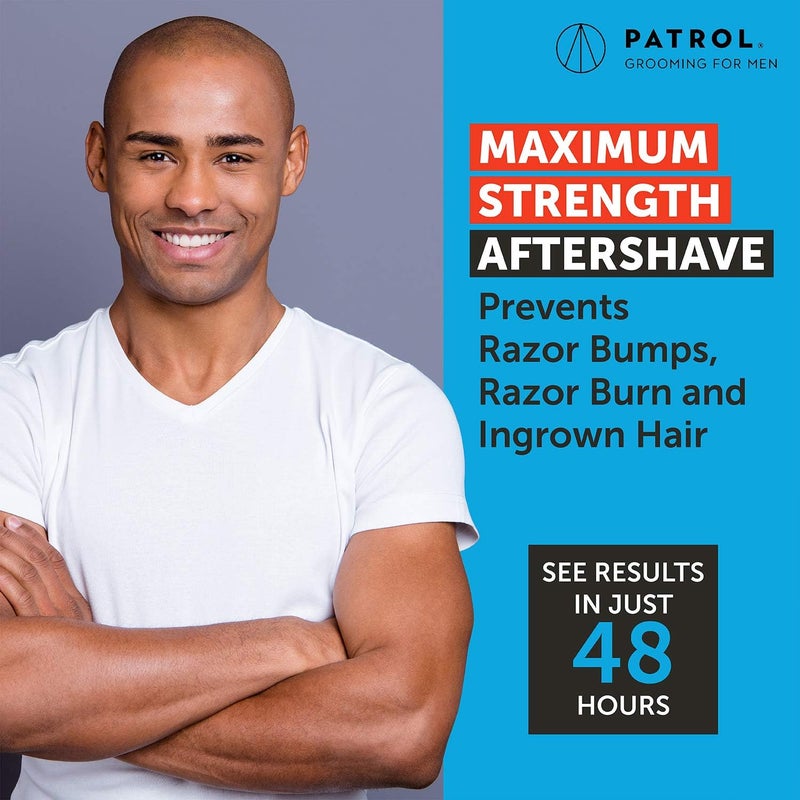 Bump Patrol Maximum Strength Aftershave Formula - After Shave Solution Eliminates Razor Bumps and Ingrown Hairs - 2 Ounces 2 Pack - Image 5