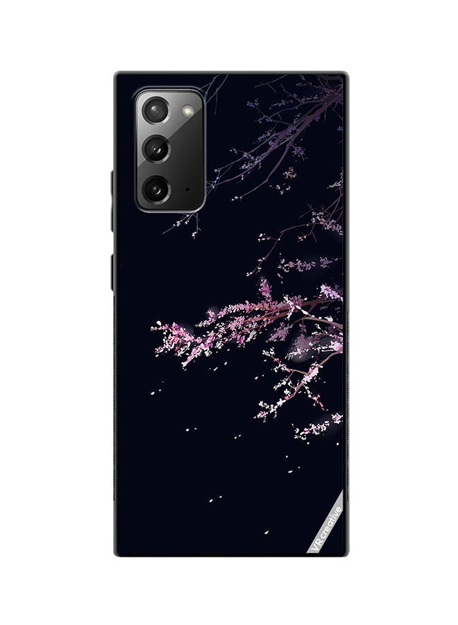 VR CREATIVE Protective Case Cover For Samsung Galaxy Note20 5G Blossom Tree Design Multicolour - Image 1