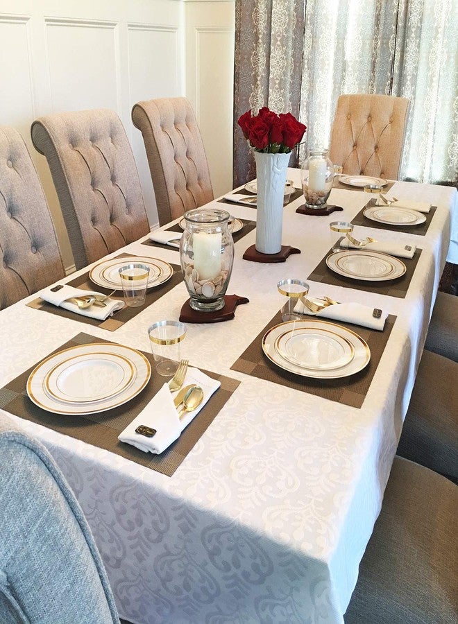JL Prime 75 Piece Gold Plastic Silverware Set - Reusable & Recyclable - Gold Plastic Utensils for Weddings, Anniversaries, Showers, Parties - 25 Forks, 25 Spoons, 25 Knives - Elegant Cutlery by JL Prime - Image 2