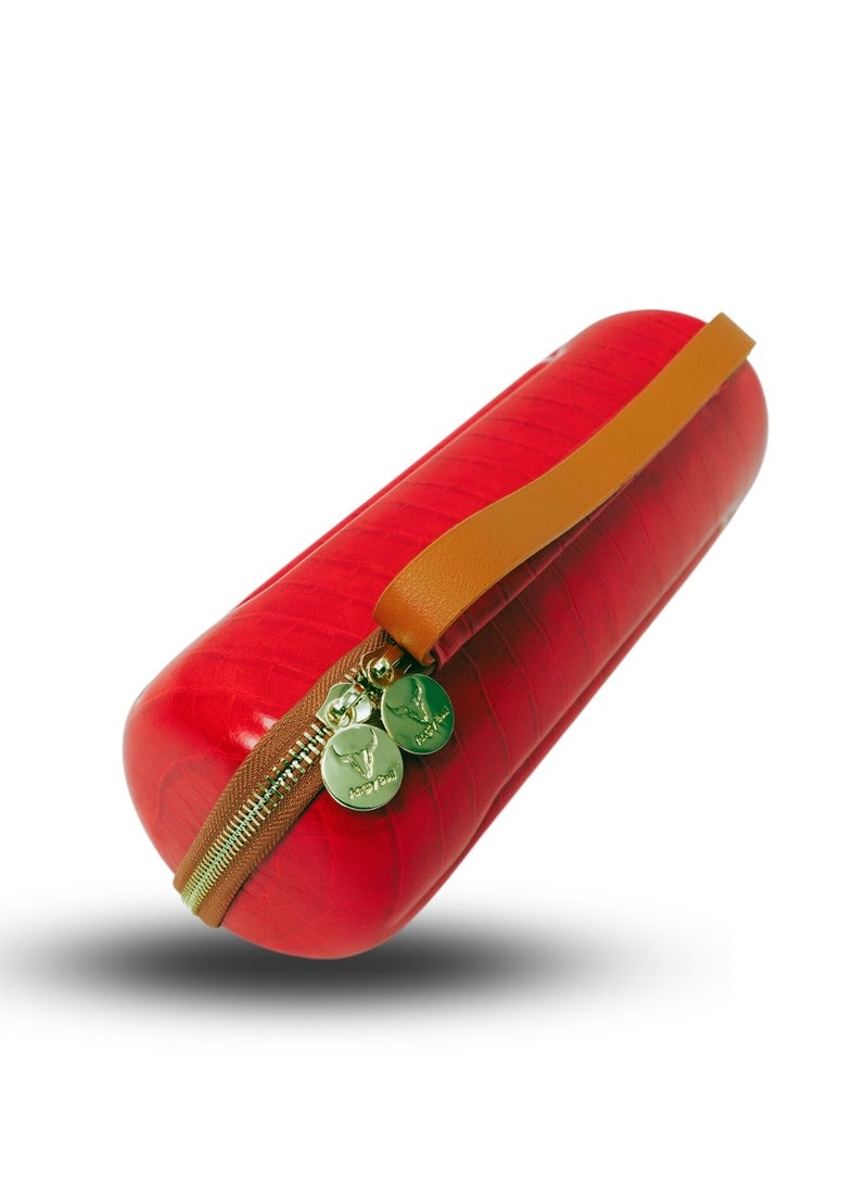 Angry Bull FLIP 6 SPEAKER CASE AND HAND CARRY HAND BAG (LIGHT RED)  - Image 1