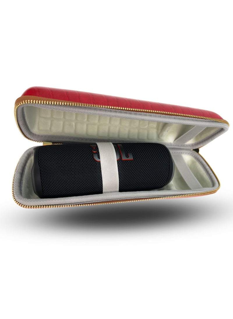Angry Bull FLIP 6 SPEAKER CASE AND HAND CARRY HAND BAG (LIGHT RED)  - Image 3