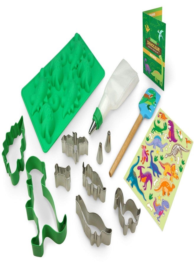 Handstand Kitchen Dinosaur Buddies 15-piece Ultimate Baking Party with Recipes - Image 3