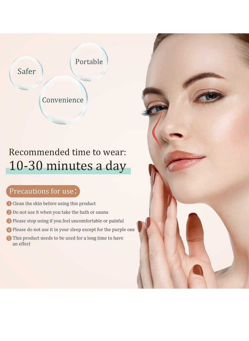 SYOSI Nose Shaper Clip Nose Up Lifting Shaping Shaper Clip Nose Shapers Silicone Clamp Clip Nose Straighteners for Natural Nose up Slimmer Lifting Shaping 5 Pieces Nose Shaper for Women  - Image 4