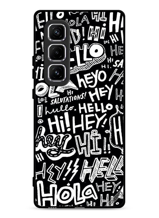 Covernex Infinix Hot 50 Pro Plus 4G Protective Case Cover Hi Hello Tags  - Image 1