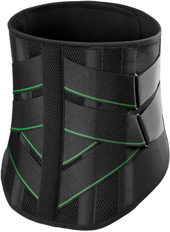 EASEFIT حزام EASEFIT القطني العجزي لتخفيف آلام الظهر، وتصحيح وضعية الجسم، ودعم العمود الفقري. تصميم مناسب للجنسين مع 5 دعامات مرنة لدعم أسفل الظهر. أفضل حزام دعم قطني لمقاسات الخصر XXL و XXXL - Image 2