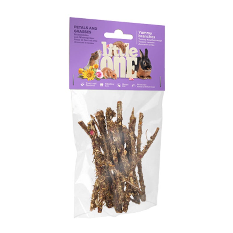 الصغير Little One snack Yummy branches with petals and grasses 35g