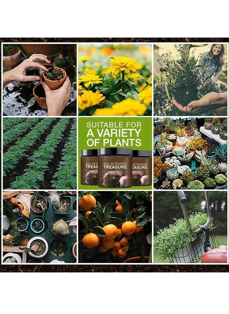 ييبونغ التربة المنشط ، مكيف العضوية ، عالية الجودة الأسمدة النباتية والزهور ، فوق حديقة السرير المنشط ، وعاء الخليط ، العشب والحديقة ( 100 جرام * 3 أقراص ) - Image 5