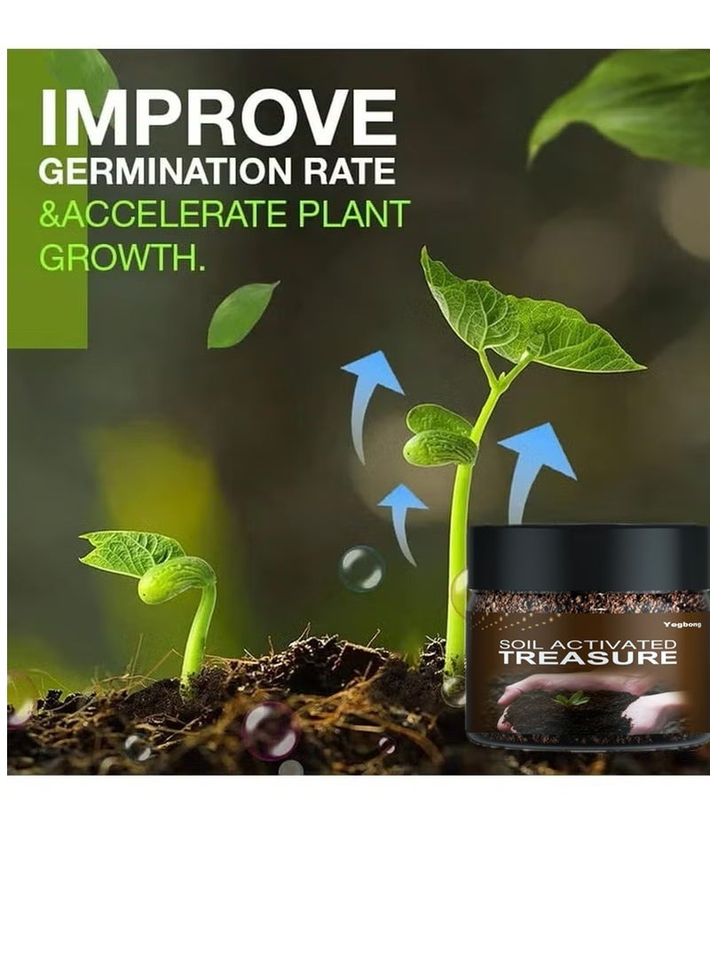 ييبونغ التربة المنشط ، مكيف العضوية ، عالية الجودة الأسمدة النباتية والزهور ، فوق حديقة السرير المنشط ، وعاء الخليط ، العشب والحديقة ( 100 جرام * 3 أقراص ) - Image 4