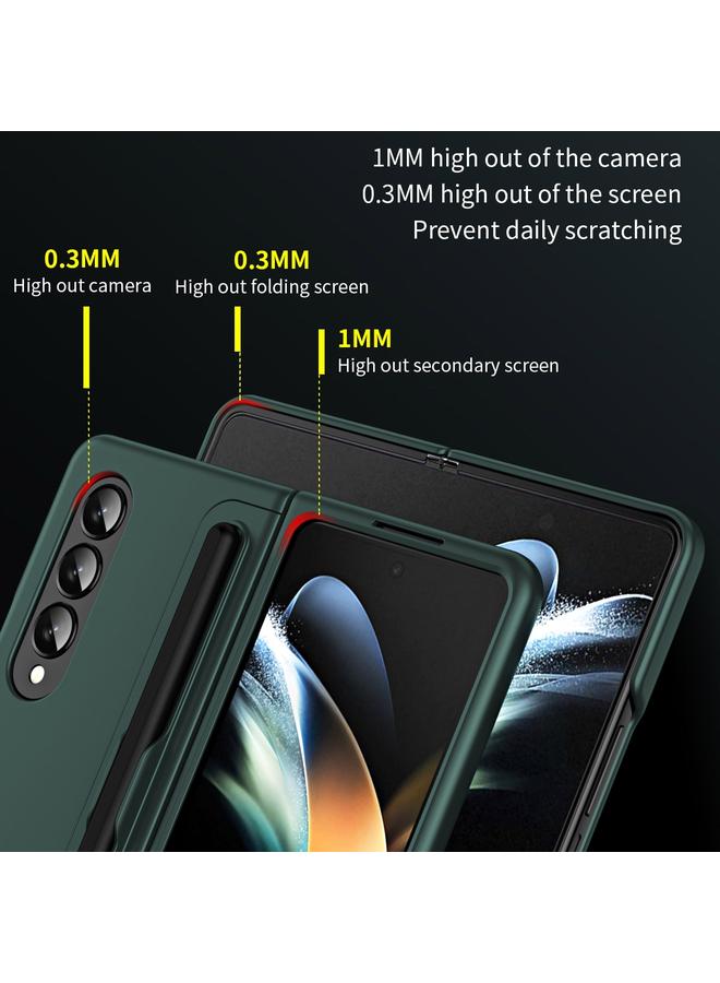 اس-توب جراب لهاتف Samsung Galaxy Z Fold3 5G 2 في 1 حامل قابل للفصل وحامل قلم جراب هاتف - Image 3