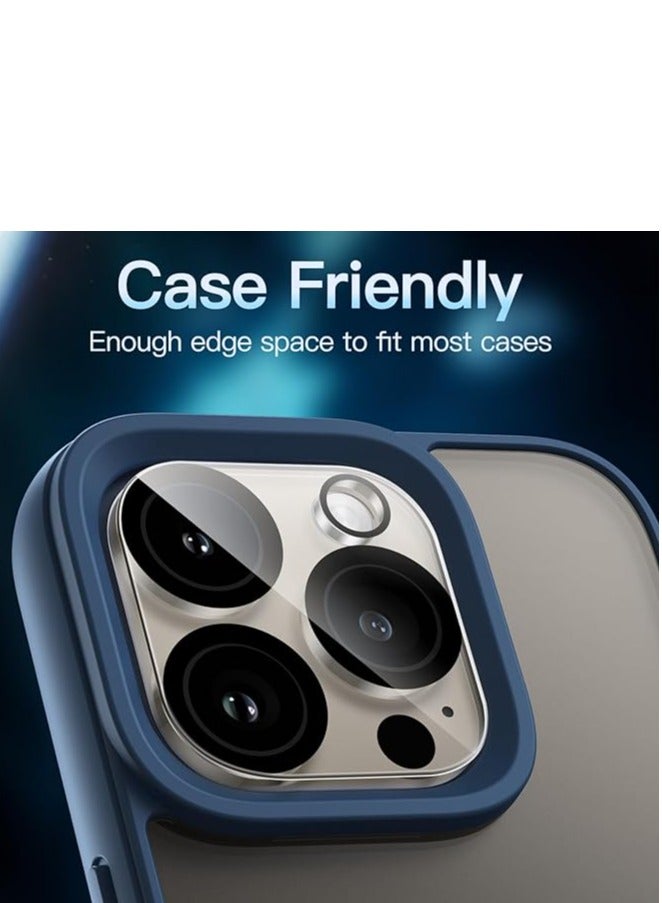 Devon iPhone 16 Pro Camera Protector Tempered Glass Sticker Lens Protection for Daily Use Outdoor Travel Gift - Image 3
