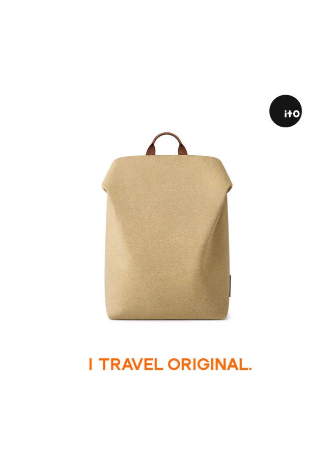 Ito Truffle2 Backpack, Business Design Laptop Bag, 12l, Rice Yellow Air Bag, Fashionable Versatile Trendy For Men And Wome - Image 1