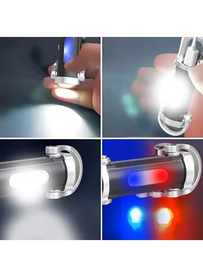 2 Pack Portable USB Flashlight Hands Free 7 Modes Type C Charging For Camping - Image 5