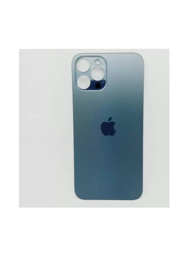 Generic - Replacement Back Glass iphone 12 pro max pacific blue - Image 1