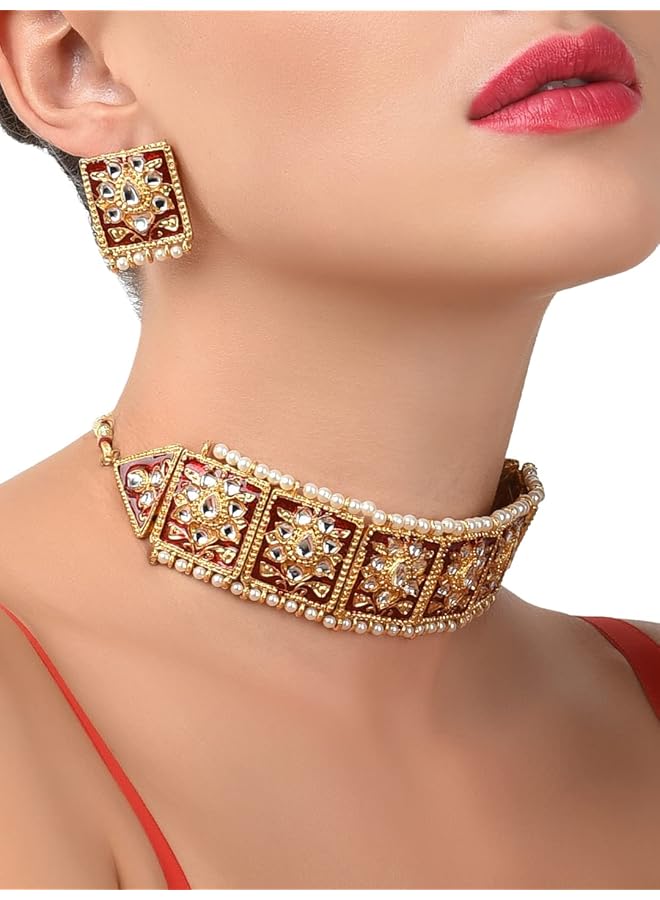 إيروريكس طقم مجوهرات ميناكاري للنساء باللون الذهبي Zpfk9530 - Image 3