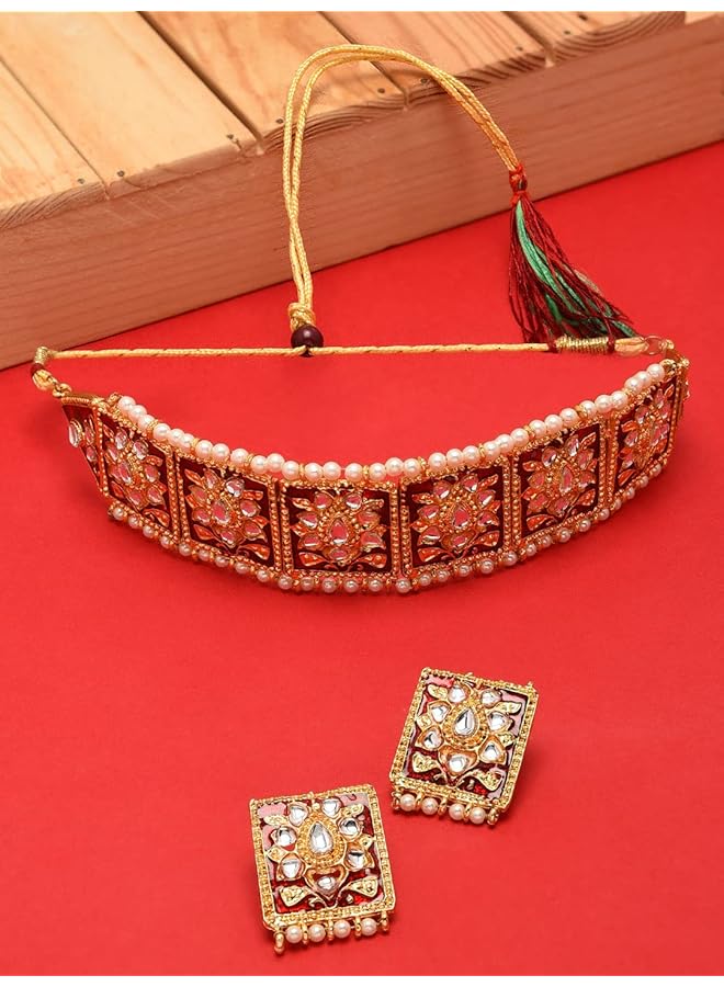 إيروريكس طقم مجوهرات ميناكاري للنساء باللون الذهبي Zpfk9530 - Image 2