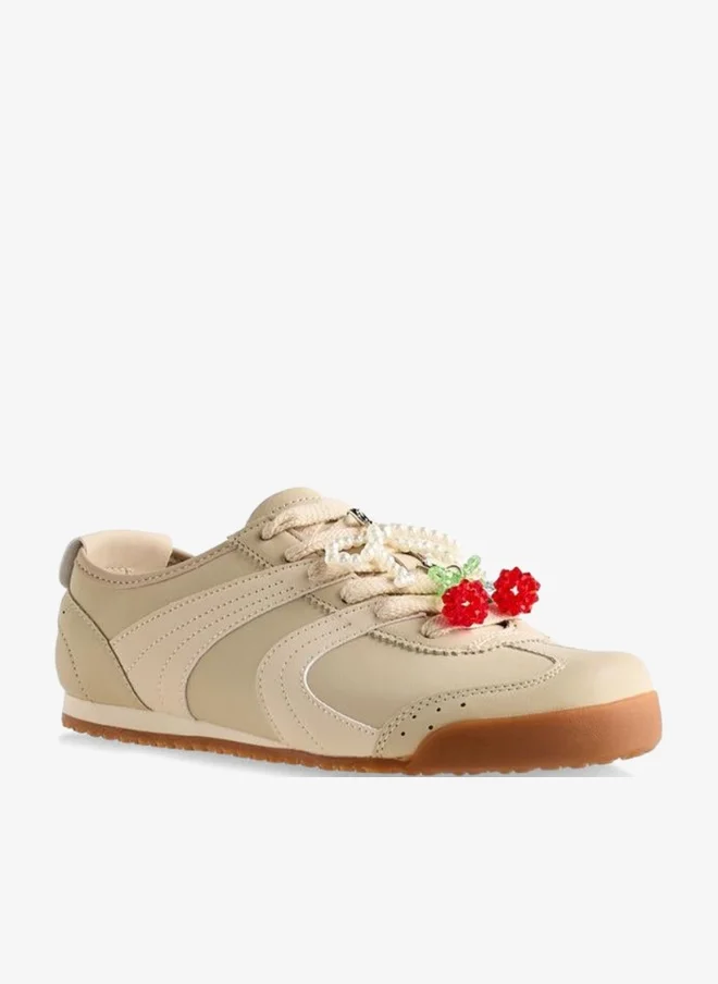 Celeste Women Pearl Embellished Sneakers