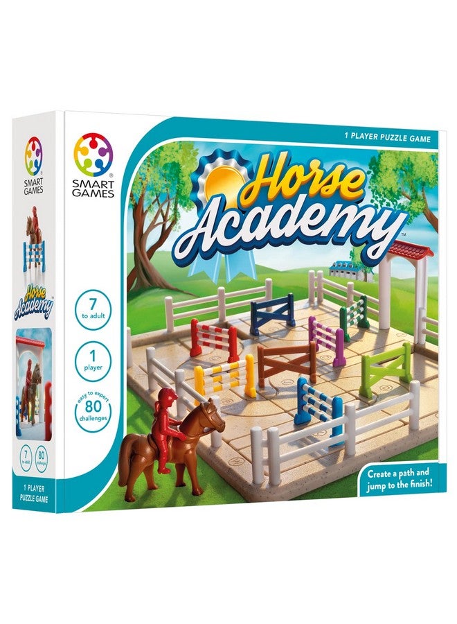 SmartGames Horse Academy Path-Building Game With 80 Challenges For Ages 7 To Adult - Image 2