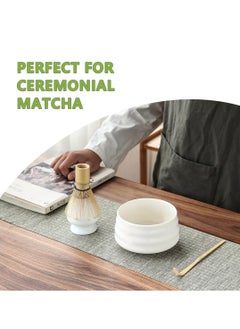 Matcha Tea Set, Matcha Ceremony Accessory - Matcha Whisk, Ceramic Bowl and Whisk Holder, Traditional Scoop, The Perfect Set to Prepare a Traditional Cup of Matcha - pzsku/Z640DD4DF58C54B46E036Z/45/_/1724158332/6b4357dc-31de-48e7-a411-78e12a123eb1