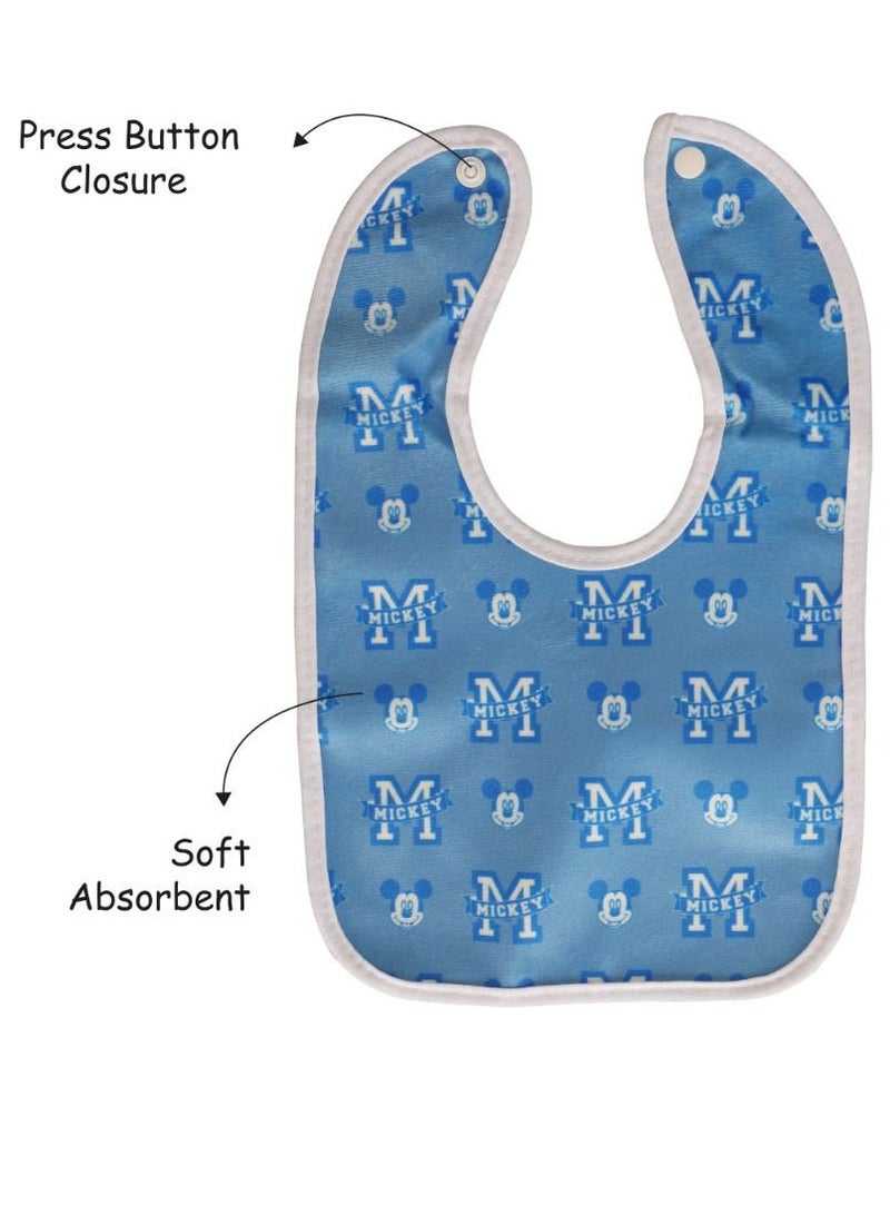 Disney Minnie Mouse Pack Of 6 Cotton Bibs - Washable, Stain And Odor Resistant, 100% Water-Proof. Age: 3 – 9 Months (Official Disney Product) - Image 2