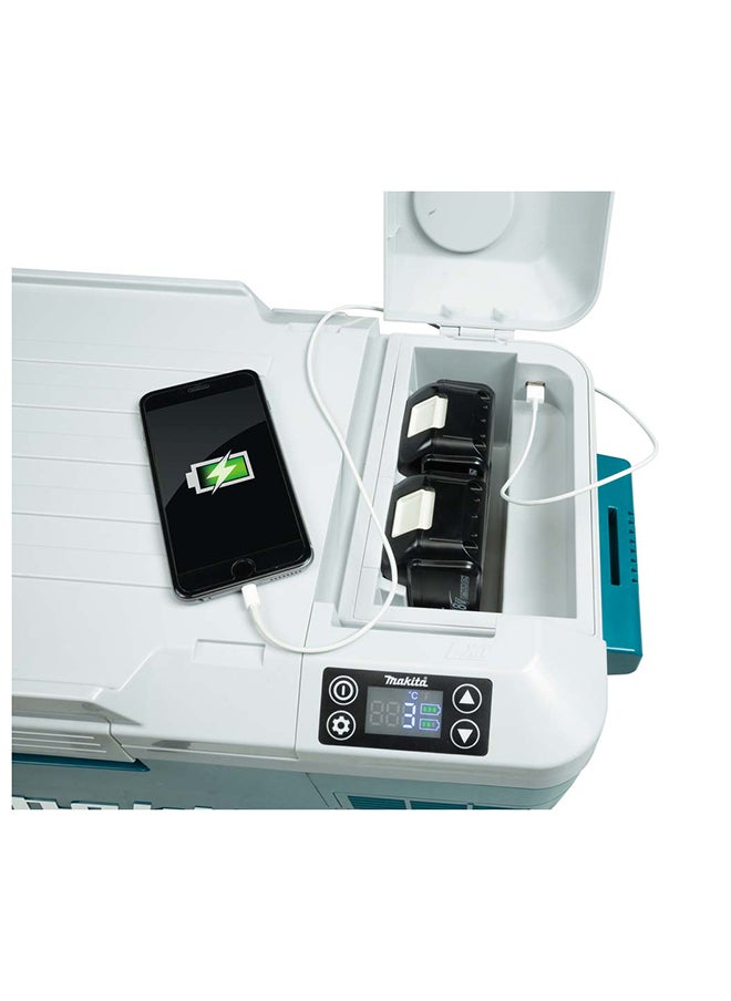 Makita - Makita DCW180Z - 18V Lithium-Ion Cordless Cooler & Warmer Box, 20L without Battery and Charger - Image 1