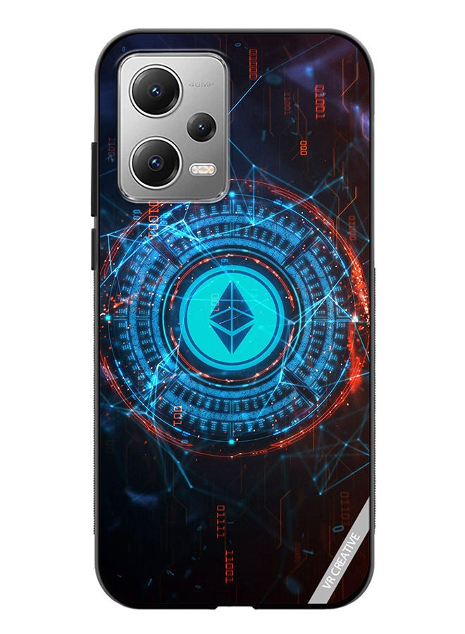 VR CREATIVE Protective Case Cover For Xiaomi Redmi Note 12 Etherium Design Multicolour - Image 1