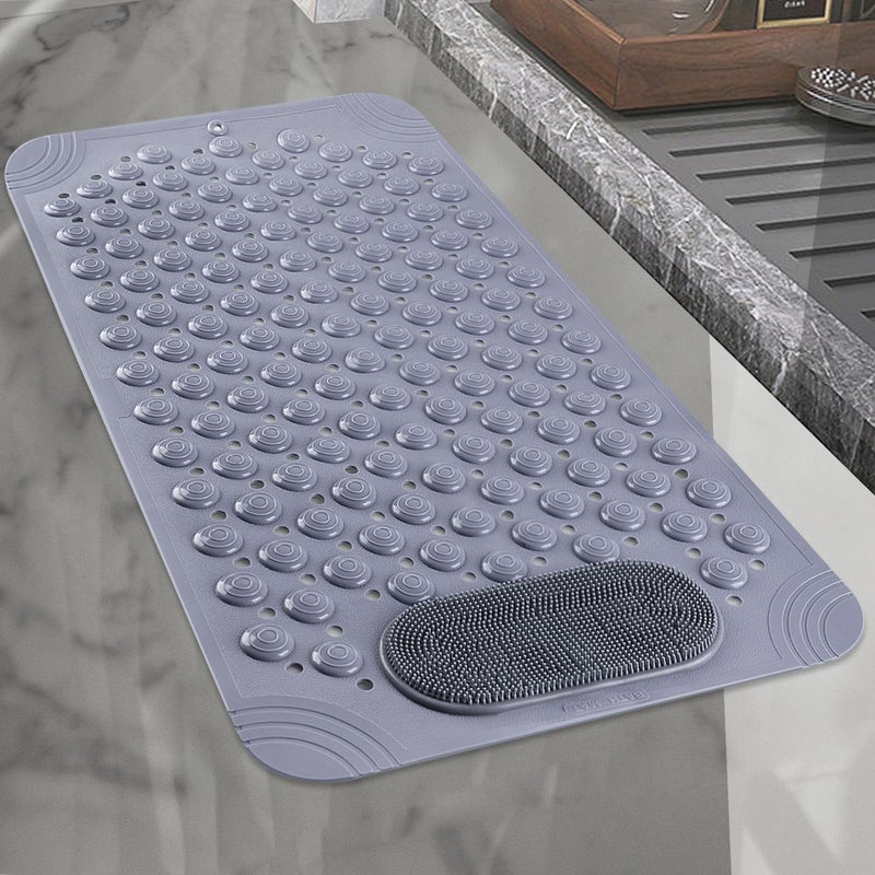 Uand Home Non-Slip Shower Mat with Drain Holes and Massage Bubbles - Image 1