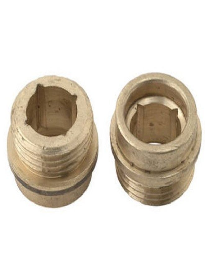 brasscraft brass craft service parts sc1157x 2 Pack, 1/2 -Inch x 27 Thread, Brass Faucet Seat - Image 1