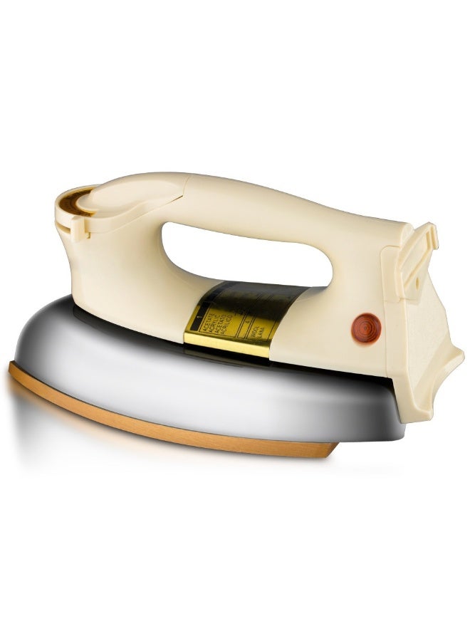 OLYMPIA Heavy Duty Dry Iron 1000W with Golden Teflon Non-Stick Soleplate, Adjustable Temperature Control, 360 Degree Swivel Cord, Fast Heating and Durable Design for Home, Tailors, Office and Daily Ironing - Image 5