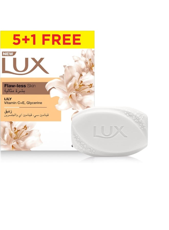 Lux Flawless Lily Bar Soap 120 g 5+1 (6pcs Sets) - Image 1