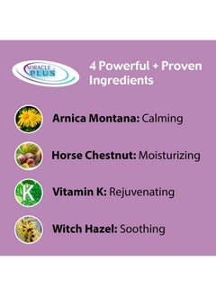 Arnica Cream Bruise Relief Lotion + Arnica Bruise Gel For Bruising And Swelling On Skin | Bruise Cream Extra Strength Vitamin K Cream | Moisturizing Bruise Formula Skin Care Gel, 2Pc Set