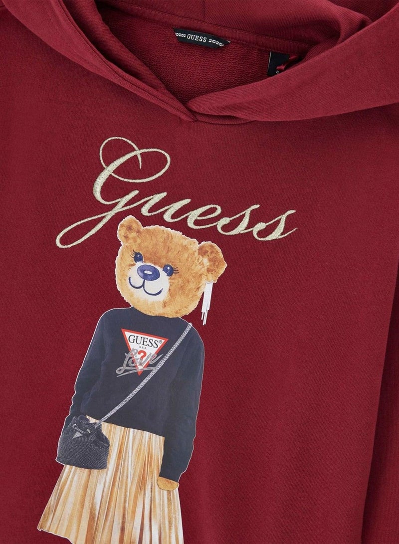 GUESS Girls Oversized Hoodie - Image 5