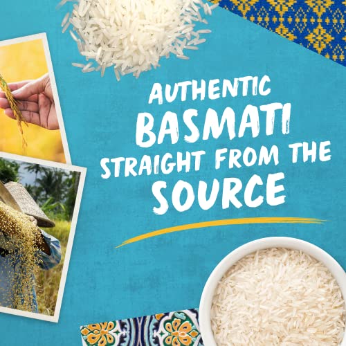 Tilda Pure Basmati Rice, Premium Aromatic and Authentic Rice, Large Resealable Bag, 10-Pound Bag,White - Image 2