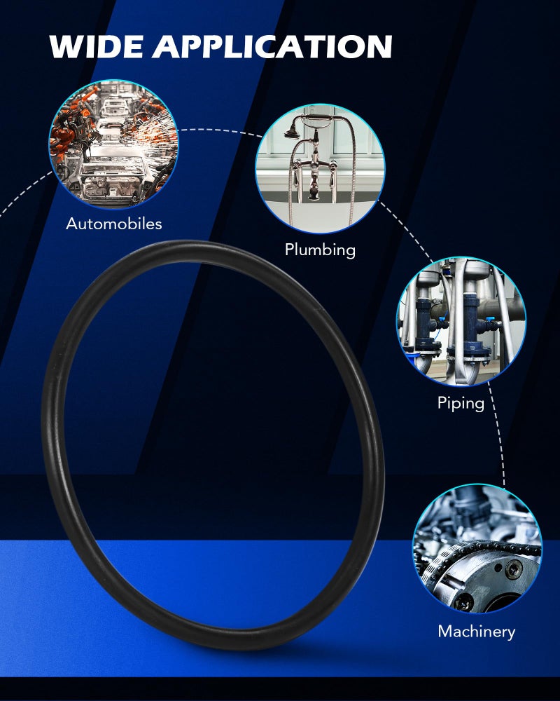 Orion Motor Tech 826pc Universal O Ring Assortment Kit with 32 Sizes, SAE & Metric O Rings for Automotive & Plumbing Repairs, Nitrile Rubber O Ring Set - Image 5